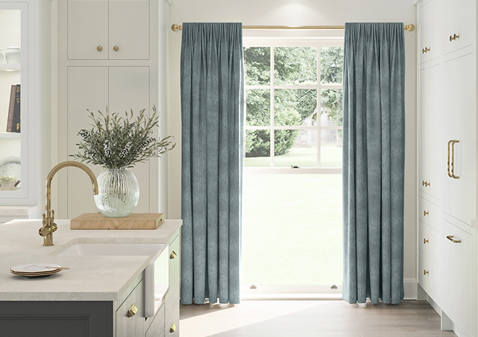 Florence Faux Suede, Mid Grey - Made to Measure Curtains - Image 3